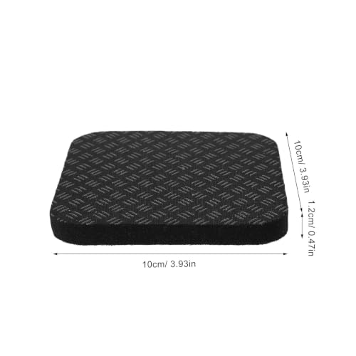 Tapetes Antivibración para Cinta de Correr Pu 10x10cm Negro 4 piezas miniatura 2