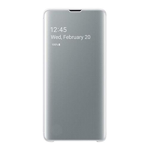 Amazon.co.jp: by Galaxy S10 Clear View Cover / ホワイト [Galaxy