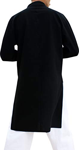 Chinese Style Handmade Cotton Jacket Long Kung Fu Shirt2