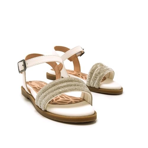 Mtng Per Ragazza. 49086 Collezione Sandali Argento (32), Basso, Fibbia, Casual, Moda Per Bambini - 4