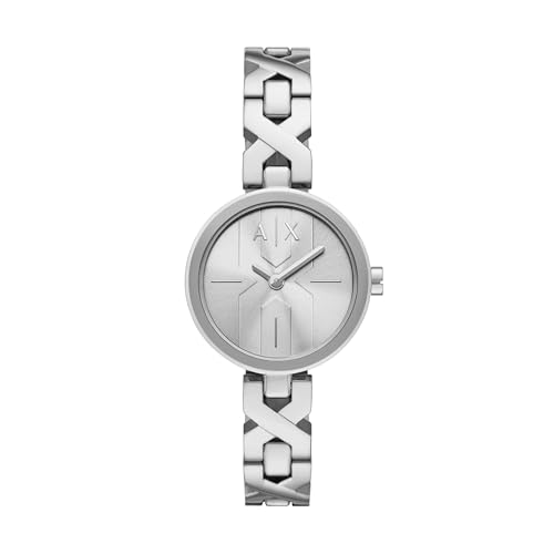 Image of Armani Exchange A|X Two-Hand Stainless Steel Watch for Women