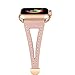 fastgo Compatible with Replacement Band Apple Watch Series 7 6 5 4 3 2 1 for Glossy Pink 38