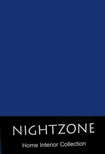 Artistic Fashionista EASYCARE Non-Iron Plain Dyed Polycotton FITTED & FLAT SHEET SET (Single Size, Royal Blue)