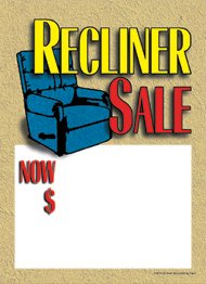 T50RCA Furniture Recliner Sale- Slotted Sale Tags - 5