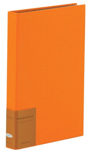 SEKISEI アルバム ポケット ハーパーハウス レミニッセンス ポケットアルバム ブックタイプ Lサイズ 246枚収容 L 101~150枚 布 オレンジ XP-2101