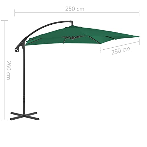 Evita el sol molesto con el parasol cantilever CLSDRZC de acero 3