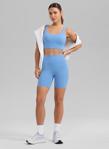 Image of CRZ YOGA Secretsculpt Biker Shorts 6 inch | Booty Scrunch Butt, Butterlift, Buttery Soft, Moderate Compression, Workout, Pilates, No Front Seam, High Waist, for Women