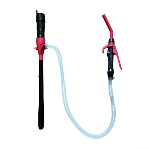 Solaughguy Bomba de transferencia de combustible con pilas, extractor de aceite eléctrico con flujo rápido para gasolina diésel de coche, kit de bomba de sifón, construcción de ABS y aleación