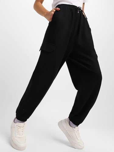 Image of JUNEBERRY 100% Pure Cotton Regular Fit Mid Rise Cargos with Pocket for Women & Girls