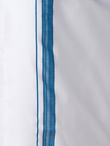 Image of RAMRAJ COTTON Men Full Sleeve Solid Shirt With Matching Border Dhoti|Ideal For Weddings And Occasion