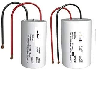 GENERIC 3.15 μF Round Multi-Ply Capacitor for Ceiling Fan (Pack of 2)