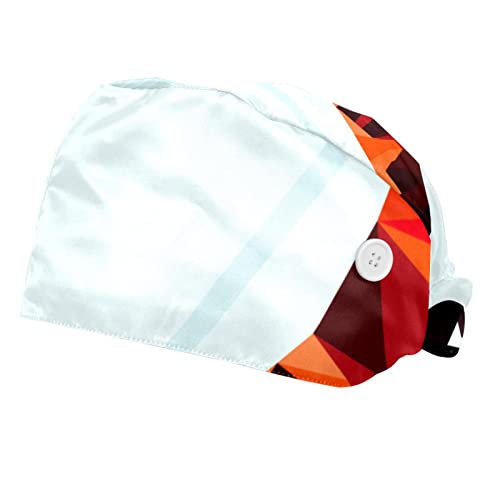 Chapeaux bouffants panda rouge JDEZ avec bandeau lot de 2
