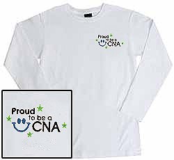 Marcus Uniforms Proud to Be A CNA Long Sleeve Tee (S)
