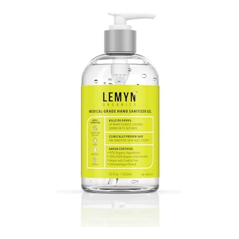 Lemyn Organics Hand Sanitizer Gel Cover