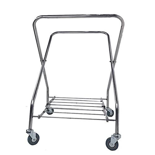 Carrito plegable para ropa con ruedas resistentes miniatura 7