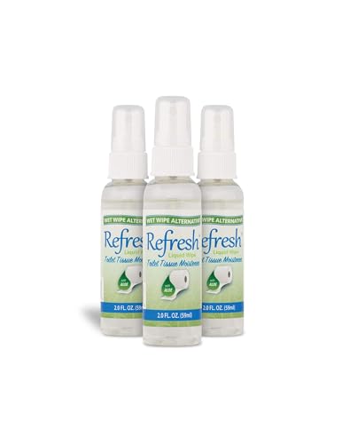 Image of Refresh Liquid Wipe Toilet Paper Spray, Original Formula, 2 Fl Oz (3 Pack)