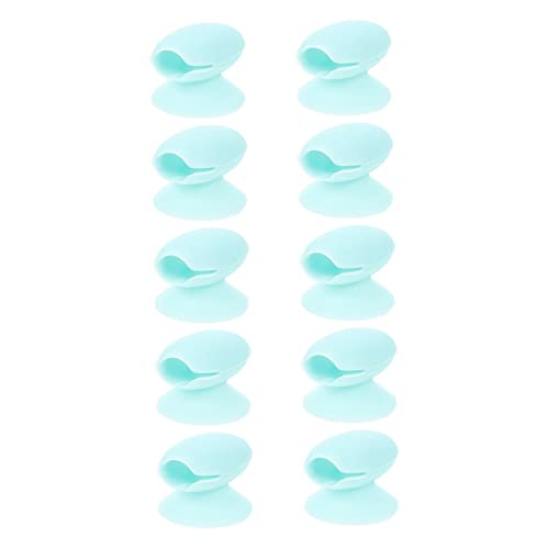 Didiseaon Lip Brush Protection Covers 10pcs Silicone Lip Brush Caps Lip Gloss Applicator Cover for Family Travel Business Trips