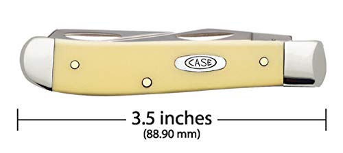 image for CASE XX WR Pocket Knife Yellow Synthetic Mini Trapper Carbon Steel Ite
