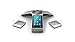 Yealink CP960-WirelessMic Conference IP Phone, 2 Wireless Expansion Microphones. 5-Inch Color Touch Screen. 802.11ac Wi-Fi, 802.3af PoE, Power Adapter Not Included