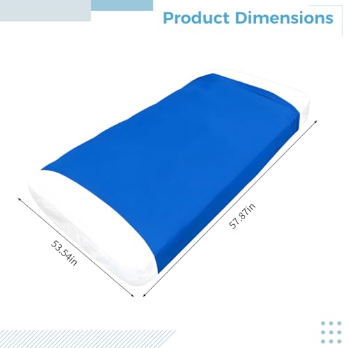 LUMINFLY Compression Bed Sheet for Kids, Sensory Wrap for SPD, ADHD, Autism, Soft & Breathable Polyester Sleep Blanket, 53.5 X 57.9 Inches