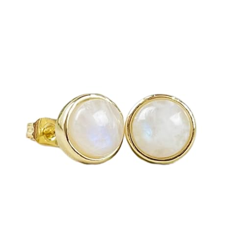 Boucles d'oreilles pierre de lune naturelles pour illuminer votre style minimaliste quotidien