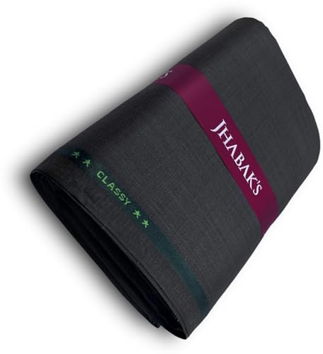 Image of JHABAK'S Unstitched Viscose Rayon Trouser Fabric for Men - Length: 1.30 m /Width: 58 inches