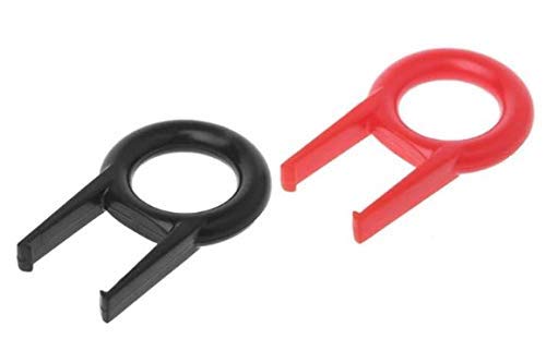 Eatech Mechanical Keyboard Keycap Puller Remover Key Cap Fixing Tool | Set of Black + Orange-image-0