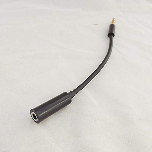 Adaptador corto audio macho a hembra 3.5mm miniatura 6