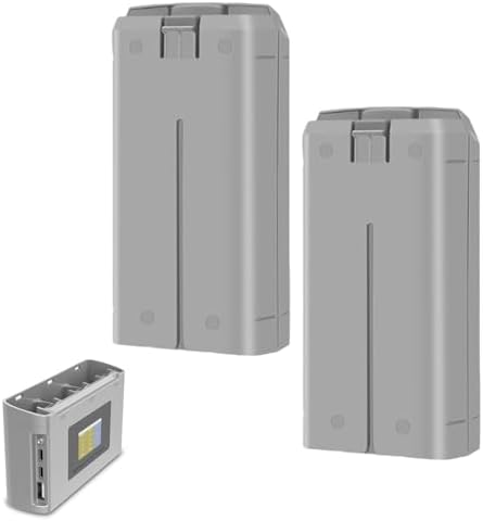 Tsmiony Mini 2/Mini SE Battery 2 Pack, 2400mAh 31Mins Max Flight Time Intelligent Battery for DJI Mini 2 SE Drone/DJI Mini 2 Drone