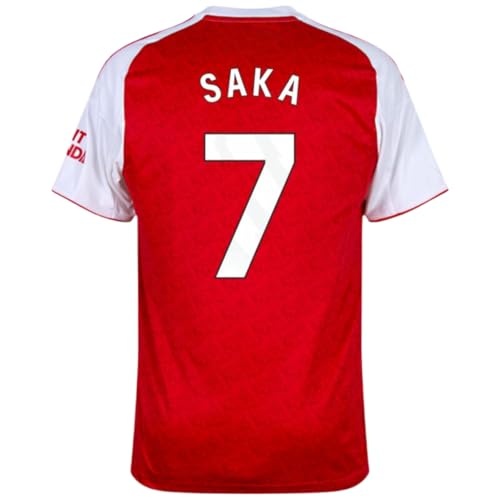 Saka #7 Home 25/26 Soccer Jersey For Men Fan Version (us, Alpha, Medium, Regu...