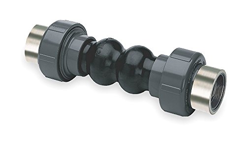 Spears Ej21-Sr Series Pvc Expansion Joint, Epdm Seal, Vacuum Rating 26" Hg, 3" Stainless Steel Reinforced Npt Female #TOP13