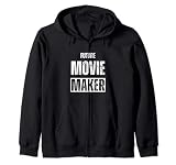 Vintage Future Movie Maker For Student Filmmaker Director Zip Hoodie