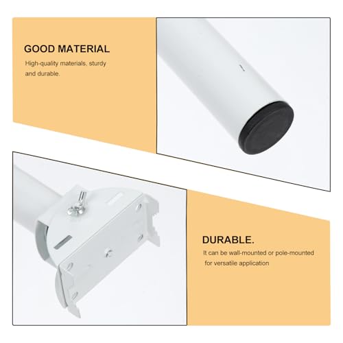 Soporte de antena exterior ajustable de acero resistente para pared 7