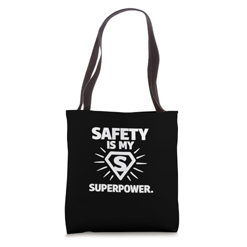 Bolsa tote 'La seguridad es mi superpoder' | Regalo para campeones de la seguridad en el trabajo miniatura 1