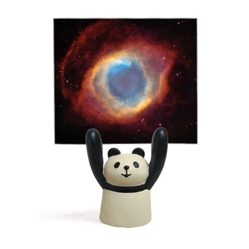 赤と青の惑星星雲 付箋棚キャラクターパンダ棚飾り