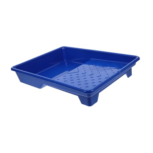 Operitacx Vaschetta Pittura in Plastica Blu Resistente e Facile da Pulire per Imbiancare e Decorazioni Organizer Pratico per Strumenti di Pittura