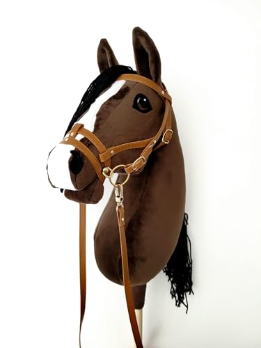 Hobby Horse - Cavallo hobby, formato A3 (cavallo su un bastone) (Brown)