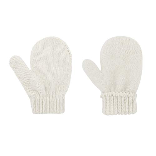 Durio Toddler Winter Hat and Gloves Set Christmas Santa Hats for Kids Cozy Warm Snow Mittens for Boys and Girls 1-8Years2