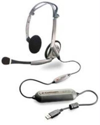 Plantronics DSP-400 digitalemente-Mejor USB Auriculares estéreo Plegables y Software de