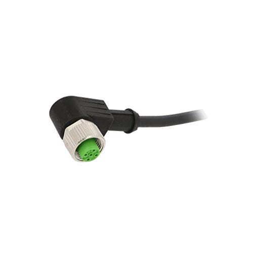 Cordon de raccordement M12 coudé 10m à 4 broches pour signal stable