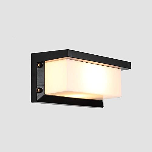 Applique extérieure LED haut de gamme en aluminium et métal pour patio contemporain