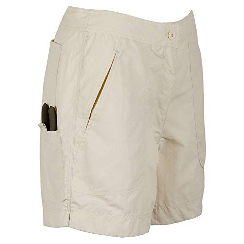 Guy Harvey Ladies Fishing Shorts, Natural, 10