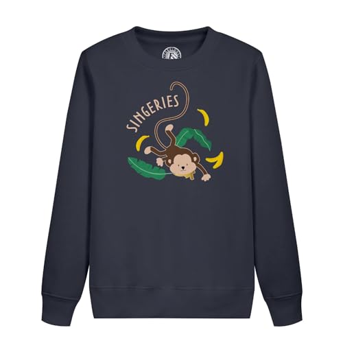 Sweatshirt enfant Mr. Singe résistant et doux pour éviter les irritations