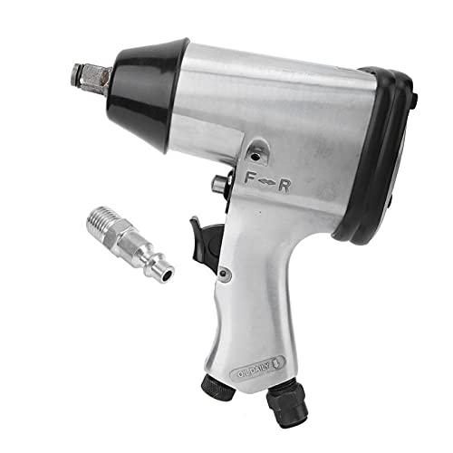 Yctze Mini visseuse à percussion à air comprimé 1/2 350 N · m avec raccord d'entrée d'air 1/4 - Outil de réparation automobile pour visseuse à choc pneumatique 1/2