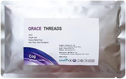 Grace PDO Threads Lift/Face Whole Body/360 Degree Cog Type 20pcs (19G-100mm)