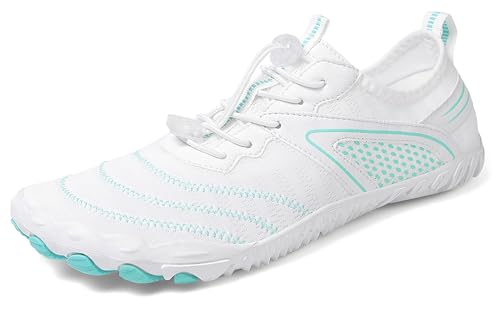 Teechodina Zapatillas de trail running unisex para hombre y mujer, zapatos de senderismo, zapatos descalzos, zapatillas de running, sneakers de punto, zapatillas de fitness, zapatos Fivefinger de