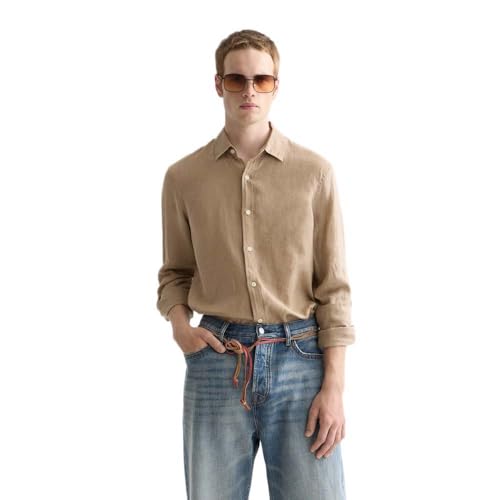 Scotch & Soda chemise lin homme chic et décontractée pour l'été