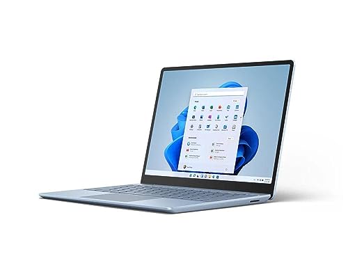 Image of Microsoft Surface Laptop GO 2, 12.4 inch PIXELSENSE Touchscreen, 11TH GEN Intel: i5, 8GB RAM, 128GB SSD W10H-S ICE Blue (Renewed Premium)