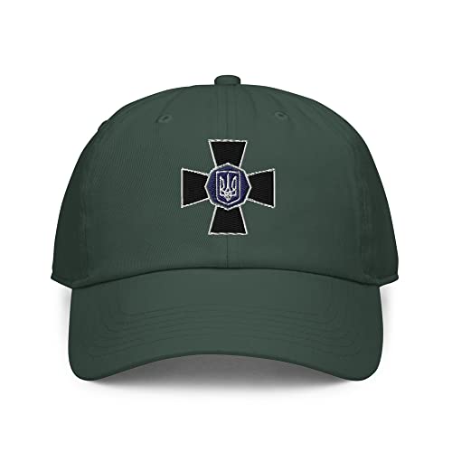 Casquette Zelensky militaire Ukraine blason brodé chapeau baseball homme vert kaki