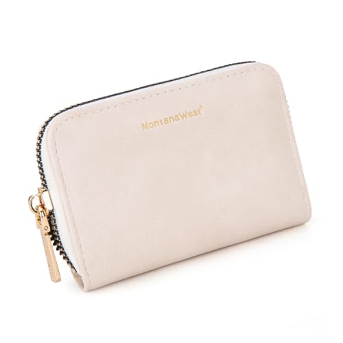 Image of Montana West Wallet Card Organizer Small Rfid Credit Card Holder for Women Lightweight Travel Wallet With Zipper
